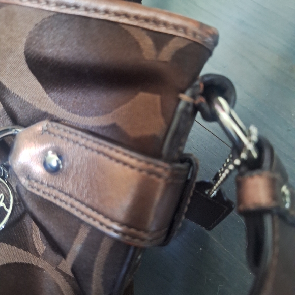 🤎Coach Signature Chain Duffle Handbag #F19730 - Picture 7 of 7